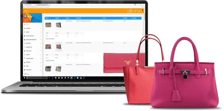 E-commerce di borse gestito con XMAG